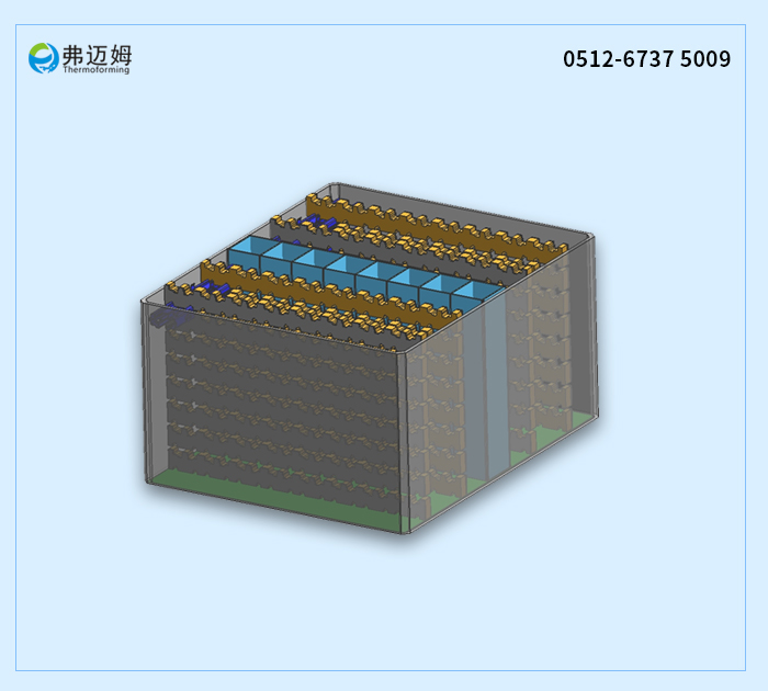 汽车司机座椅滑轨设计运输包装方案案例